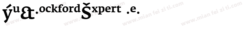 Hu_RockfordExpert Re字体转换